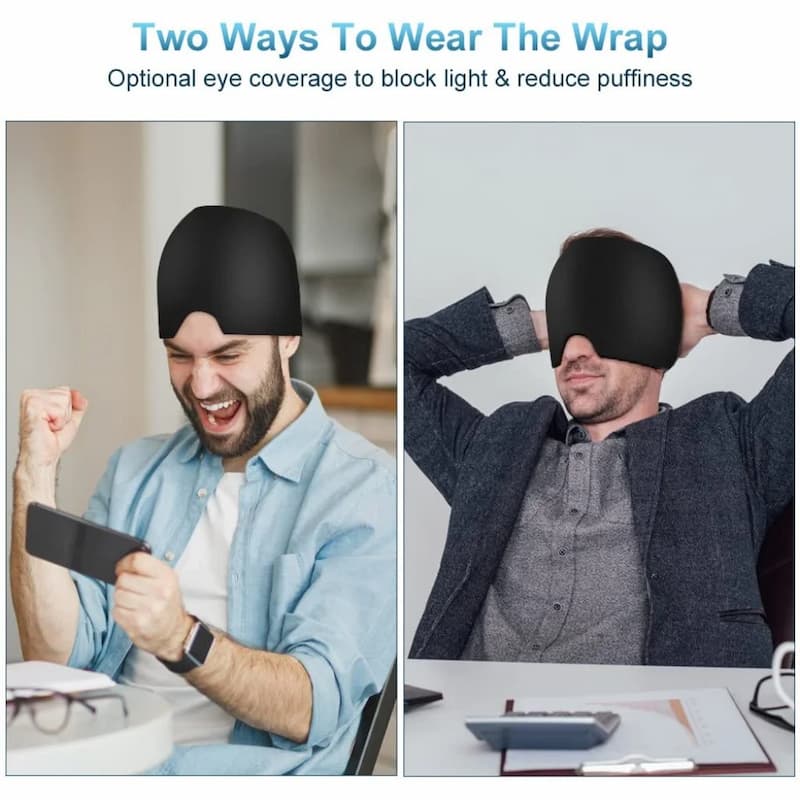Hot & Cold Comfort Cap for Head, Eyes & Forehead